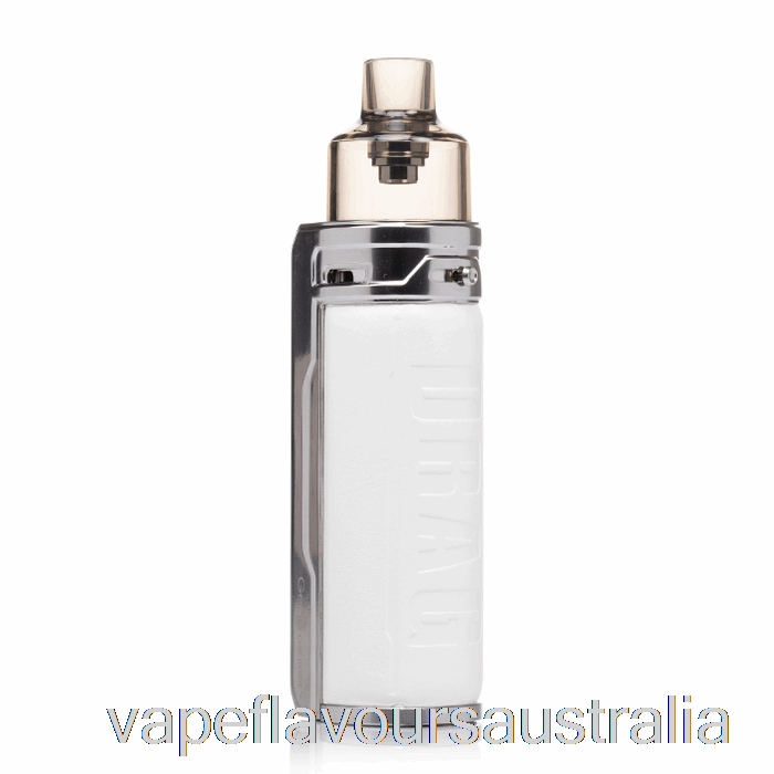 Vape Nicotine Australia VOOPOO DRAG S 60W Pod Mod Kit Silver White
